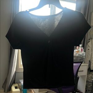 Fitted Black Short Sleeve T-Shirt